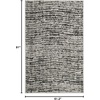 image:imageSAFAVIEH Area Rug 8x10  Adirondack Collection  Large  Black amp Silver Modern Abstract Design NonShedding amp Easy Cleaning Ideal for Living Room Bedroom Office Dining Space ADR117ABlackSilver