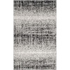 image:imageSAFAVIEH Area Rug 8x10  Adirondack Collection  Large  Blue amp Silver Modern Abstract Design NonShedding amp Easy Cleaning Ideal for Living Room Bedroom Office Dining Space ADR116DSilverBlack