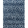 image:imageSAFAVIEH Area Rug 8x10  Adirondack Collection  Large  Dark Grey amp Grey Geometric Trellis Pattern NonShedding amp Easy Cleaning Ideal for Living Room Bedroom Office Dining Space ADR131FNavyIvory