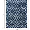image:imageSAFAVIEH Area Rug 8x10  Adirondack Collection  Large  Dark Grey amp Grey Geometric Trellis Pattern NonShedding amp Easy Cleaning Ideal for Living Room Bedroom Office Dining Space ADR131FNavyIvory