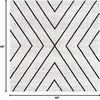 image:imageSAFAVIEH Area Rug 8x10  Adirondack Collection  Large  Dark Grey amp Ivory Modern Geometric Design NonShedding amp Easy Cleaning Ideal for Living Room Bedroom Office Dining Space ADR251HIvoryGrey