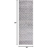 image:imageSAFAVIEH Area Rug 8x10  Adirondack Collection  Large  Dark Grey amp Ivory Modern Geometric Design NonShedding amp Easy Cleaning Ideal for Living Room Bedroom Office Dining Space ADR251HDark GreyIvory