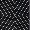 image:imageSAFAVIEH Area Rug 8x10  Adirondack Collection  Large  Dark Grey amp Ivory Modern Geometric Design NonShedding amp Easy Cleaning Ideal for Living Room Bedroom Office Dining Space ADR251HBlackLight Grey