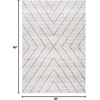 image:imageSAFAVIEH Area Rug 8x10  Adirondack Collection  Large  Dark Grey amp Ivory Modern Geometric Design NonShedding amp Easy Cleaning Ideal for Living Room Bedroom Office Dining Space ADR251HIvoryDark Grey