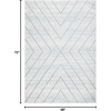 image:imageSAFAVIEH Area Rug 8x10  Adirondack Collection  Large  Dark Grey amp Ivory Modern Geometric Design NonShedding amp Easy Cleaning Ideal for Living Room Bedroom Office Dining Space ADR251HLight GreyLight Blue