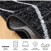 image:imageSAFAVIEH Area Rug 8x10  Adirondack Collection  Large  Dark Grey amp Ivory Modern Geometric Design NonShedding amp Easy Cleaning Ideal for Living Room Bedroom Office Dining Space ADR251HBlackLight Grey