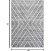 image:imageSAFAVIEH Area Rug 8x10  Adirondack Collection  Large  Dark Grey amp Ivory Modern Geometric Design NonShedding amp Easy Cleaning Ideal for Living Room Bedroom Office Dining Space ADR251HDark GreyIvory