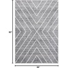 image:imageSAFAVIEH Area Rug 8x10  Adirondack Collection  Large  Dark Grey amp Ivory Modern Geometric Design NonShedding amp Easy Cleaning Ideal for Living Room Bedroom Office Dining Space ADR251HDark GreyIvory