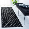 image:imageSAFAVIEH Area Rug 8x10  Adirondack Collection  Large  Dark Grey amp Ivory Modern Geometric Design NonShedding amp Easy Cleaning Ideal for Living Room Bedroom Office Dining Space ADR251HBlackLight Grey