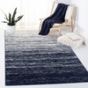 image:imageSAFAVIEH Area Rug 8x10  Adirondack Collection  Large  Ivory amp Silver Modern Ombre Design Non Shedding amp Easy to Clean Ideal for Living Room Bedroom Office Dining Space ADR113BNavyIvory