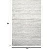 image:imageSAFAVIEH Area Rug 8x10  Adirondack Collection  Large  Ivory amp Silver Modern Ombre Design Non Shedding amp Easy to Clean Ideal for Living Room Bedroom Office Dining Space ADR113BIvorySilver