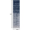 image:imageSAFAVIEH Area Rug 8x10  Adirondack Collection  Large  Ivory amp Silver Modern Ombre Design Non Shedding amp Easy to Clean Ideal for Living Room Bedroom Office Dining Space ADR113BNavyGrey