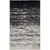 image:imageSAFAVIEH Area Rug 8x10  Adirondack Collection  Large  Ivory amp Silver Modern Ombre Design Non Shedding amp Easy to Clean Ideal for Living Room Bedroom Office Dining Space ADR113BSilverBlack