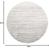 image:imageSAFAVIEH Area Rug 8x10  Adirondack Collection  Large  Ivory amp Silver Modern Ombre Design Non Shedding amp Easy to Clean Ideal for Living Room Bedroom Office Dining Space ADR113BIvorySilver