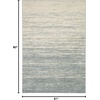 image:imageSAFAVIEH Area Rug 8x10  Adirondack Collection  Large  Ivory amp Silver Modern Ombre Design Non Shedding amp Easy to Clean Ideal for Living Room Bedroom Office Dining Space ADR113BSlateCream