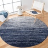 image:imageSAFAVIEH Area Rug 8x10  Adirondack Collection  Large  Ivory amp Silver Modern Ombre Design Non Shedding amp Easy to Clean Ideal for Living Room Bedroom Office Dining Space ADR113BNavyIvory