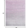 image:imageSAFAVIEH Area Rug 8x10  Adirondack Collection  Large  Ivory amp Silver Modern Ombre Design Non Shedding amp Easy to Clean Ideal for Living Room Bedroom Office Dining Space ADR113BPurpleGreen