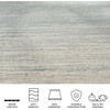 image:imageSAFAVIEH Area Rug 8x10  Adirondack Collection  Large  Ivory amp Silver Modern Ombre Design Non Shedding amp Easy to Clean Ideal for Living Room Bedroom Office Dining Space ADR113BSlateCream