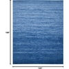 image:imageSAFAVIEH Area Rug 8x10  Adirondack Collection  Large  Ivory amp Silver Modern Ombre Design Non Shedding amp Easy to Clean Ideal for Living Room Bedroom Office Dining Space ADR113BLight BlueDark Blue