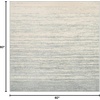 image:imageSAFAVIEH Area Rug 8x10  Adirondack Collection  Large  Ivory amp Silver Modern Ombre Design Non Shedding amp Easy to Clean Ideal for Living Room Bedroom Office Dining Space ADR113BSlateCream