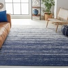 image:imageSAFAVIEH Area Rug 8x10  Adirondack Collection  Large  Ivory amp Silver Modern Ombre Design Non Shedding amp Easy to Clean Ideal for Living Room Bedroom Office Dining Space ADR113BNavyIvory