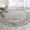 image:imageSAFAVIEH Area Rug 8x10  Adirondack Collection  Large  Ivory amp Silver NonShedding amp Easy Cleaning Ideal for Living Room Bedroom Office Dining Space ADR110BLight BlueDark Blue