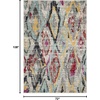 image:imageSAFAVIEH Area Rug 8x10  Adirondack Collection  Large  Light Grey amp Red Boho Distressed Design NonShedding amp Easy Cleaning Ideal for Living Room Bedroom Office Dining Space ADR209FLight GreyRed