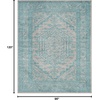 image:imageSAFAVIEH Area Rug 8x10  Adirondack Collection  Large  Light Grey amp Teal Oriental Medallion Design NonShedding amp Easy to Clean Ideal for Living Room Bedroom Dining Space ADR108LLight GreyTeal