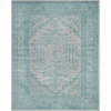 image:imageSAFAVIEH Area Rug 8x10  Adirondack Collection  Large  Light Grey amp Teal Oriental Medallion Design NonShedding amp Easy to Clean Ideal for Living Room Bedroom Dining Space ADR108LLight GreyTeal