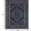 image:imageSAFAVIEH Area Rug 8x10  Adirondack Collection  Large  Light Grey amp Teal Oriental Medallion Design NonShedding amp Easy to Clean Ideal for Living Room Bedroom Dining Space ADR108LNavyIvory