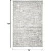 image:imageSAFAVIEH Area Rug 8x10  Adirondack Collection  Large  Silver amp Ivory Modern Abstract Design NonShedding amp Easy Cleaning Ideal for Living Room Bedroom Office Dining Space ADR103BSilverIvory