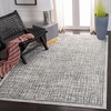 image:imageSAFAVIEH Area Rug 8x10  Adirondack Collection  Large  Silver amp Ivory Modern Abstract Design NonShedding amp Easy Cleaning Ideal for Living Room Bedroom Office Dining Space ADR103BSilverIvory