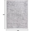image:imageSAFAVIEH Area Rug 8x10  Adirondack Collection  Large  Silver amp Ivory Modern Abstract Design NonShedding amp Easy Cleaning Ideal for Living Room Bedroom Office Dining Space ADR103BSilverIvory