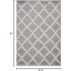 image:imageSAFAVIEH Area Rug 8x10  Adirondack Collection  Large  Silver amp Ivory Modern Trellis Design NonShedding amp Easy Cleaning Ideal for Living Room Bedroom Office Dining Space ADR120BSilverIvory