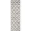 image:imageSAFAVIEH Area Rug 8x10  Adirondack Collection  Large  Silver amp Ivory Modern Trellis Design NonShedding amp Easy Cleaning Ideal for Living Room Bedroom Office Dining Space ADR120BSilverIvory