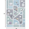 image:imageSAFAVIEH Area Rug 8x10  Carousel Kids Collection  Large  Brown amp Beige NonShedding amp Easy Cleaning Ideal for Boys amp Girls in Playroom Nursery Bedroom CRK193TGreyLight Blue