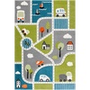 image:imageSAFAVIEH Area Rug 8x10  Carousel Kids Collection  Large  Brown amp Beige NonShedding amp Easy Cleaning Ideal for Boys amp Girls in Playroom Nursery Bedroom CRK193TGreenGrey