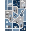 image:imageSAFAVIEH Area Rug 8x10  Carousel Kids Collection  Large  Brown amp Beige NonShedding amp Easy Cleaning Ideal for Boys amp Girls in Playroom Nursery Bedroom CRK193TGreyBlue