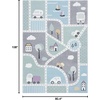 image:imageSAFAVIEH Area Rug 8x10  Carousel Kids Collection  Large  Brown amp Beige NonShedding amp Easy Cleaning Ideal for Boys amp Girls in Playroom Nursery Bedroom CRK193TGreyLight Blue