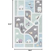 image:imageSAFAVIEH Area Rug 8x10  Carousel Kids Collection  Large  Brown amp Beige NonShedding amp Easy Cleaning Ideal for Boys amp Girls in Playroom Nursery Bedroom CRK193TGreyLight Blue