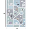 image:imageSAFAVIEH Area Rug 8x10  Carousel Kids Collection  Large  Brown amp Beige NonShedding amp Easy Cleaning Ideal for Boys amp Girls in Playroom Nursery Bedroom CRK193TGreyLight Blue