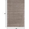 image:imageSAFAVIEH Area Rug 8x10  Himalaya Collection  Large  Black Handmade Wool Ideal for Living Room Bedroom Office Dining Space HIM820ZTaupe