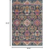image:imageSAFAVIEH Area Rug 8x10  Madison Collection  Large  Blue amp Fuchsia Boho Chic Floral Design NonShedding amp Easy Cleaning Ideal for Living Room Bedroom Office Dining Space MAD130CBlueFuchsia