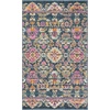 image:imageSAFAVIEH Area Rug 8x10  Madison Collection  Large  Blue amp Fuchsia Boho Chic Floral Design NonShedding amp Easy Cleaning Ideal for Living Room Bedroom Office Dining Space MAD130CBlueFuchsia