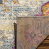 image:imageSAFAVIEH Area Rug 8x10  Madison Collection  Large  Blue amp Fuchsia Boho Chic Medallion Design NonShedding amp Easy Cleaning Ideal for Living Room Bedroom Office Dining Space MAD119CLight GreyFuchsia