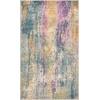 image:imageSAFAVIEH Area Rug 8x10  Madison Collection  Large  Blue amp Fuchsia Boho Chic Watercolor Design NonShedding amp Easy Cleaning Ideal for Living Room Bedroom Office Dining Space MAD123CBlueFuchsia