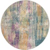 image:imageSAFAVIEH Area Rug 8x10  Madison Collection  Large  Blue amp Fuchsia Boho Chic Watercolor Design NonShedding amp Easy Cleaning Ideal for Living Room Bedroom Office Dining Space MAD123CBlueFuchsia