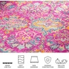image:imageSAFAVIEH Area Rug 8x10  Madison Collection  Large  Blue amp Orange Boho Chic Damask Design NonShedding amp Easy Cleaning Ideal for Living Room Bedroom Office Dining Space MAD144AFuchsiaBlue
