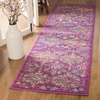 image:imageSAFAVIEH Area Rug 8x10  Madison Collection  Large  Blue amp Orange Boho Chic Damask Design NonShedding amp Easy Cleaning Ideal for Living Room Bedroom Office Dining Space MAD144AFuchsiaBlue