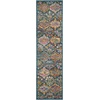 image:imageSAFAVIEH Area Rug 8x10  Madison Collection  Large  Blue amp Orange Boho Chic Damask Design NonShedding amp Easy Cleaning Ideal for Living Room Bedroom Office Dining Space MAD144ABlueOrange